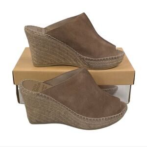 Andre Assous Cici Espadrille Wedge Sandal Dark Beige